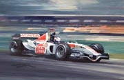 F1 Grand Prix cards from motorsport paintings by Michael Turner