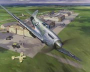 Birth of A Legend - Spitfire print by Michael Turner