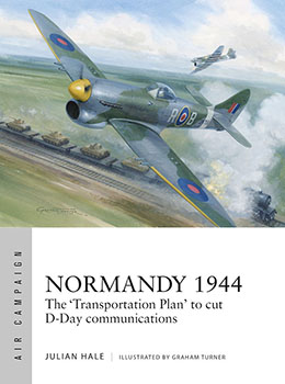 Artist signed Osprey book, Air Campaign 54, Normandy 1944
