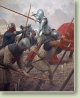 The Battle of Agincourt - Medieval art print by Graham Turner