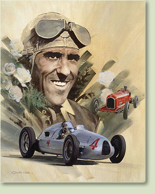 Tazio Nuvolari Portrait