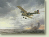 First World War Aviation Art - RE8 over the Western Front