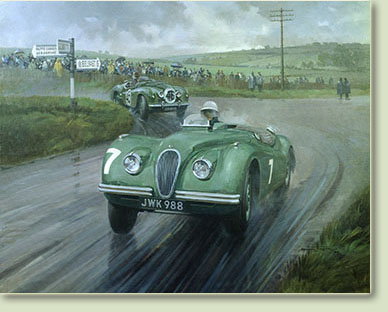 1950 Tourist Trophy - 25"x 20" Canvas Print
