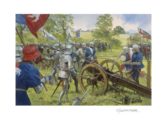 The Battle of Tewkesbury, Wars of the Roses - Medieval Art print by Graham Turner