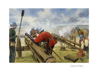 Battle of Bosworth, Wars of the Roses - Medieval Art print by Graham Turner