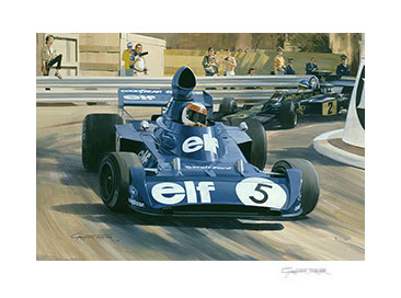 1973 Monaco Grand Prix - 16"x 12" Giclée Print