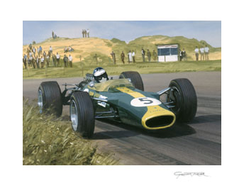 1967 Dutch Grand Prix - 16"x 12" Giclée Print