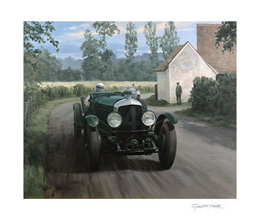 1930 Le Mans, Bentley - Motorsport Art Print by Graham Turner