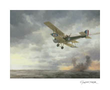 First World War Aviation Art - RE8 over the Western Front