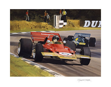 1970 British Grand Prix - 16"x 12" Giclée Print