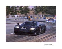 1995 Le Mans, McLaren F1 - motorsport art print by Graham Turner