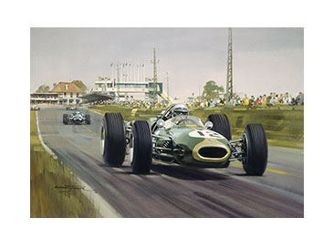 1966 French Grand Prix - 22"x 17" Giclée Print