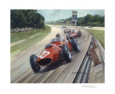1960 Italian Grand Prix - 20"x 17" Giclée Print