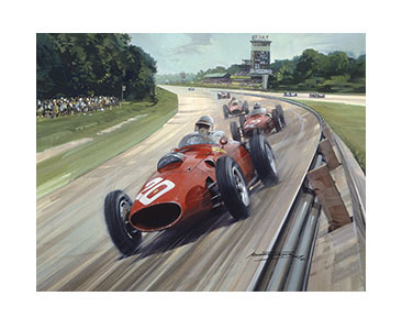 1960 Italian Grand Prix - 20"x 17" Giclée Print