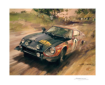 1973 Safari Rally by Michael Turner - 20"x 17" Giclée Print