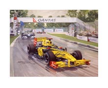 Robert Kubica, Renault, 2010 Australian Grand Prix - Motorsport F1 art print by Michael Turner