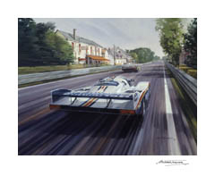 1983 Le Mans, Porsche 956 - Motorsport Art Print by Michael Turner