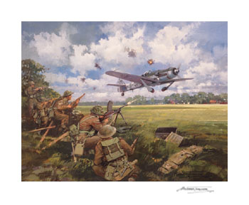 Eric 'Winkle' Brown, Focke-Wulf FW190D - Aviation print by Michael Turner