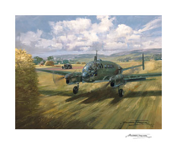 Eric 'Winkle' Brown, Siebel 204 - Aviation print by Michael Turner