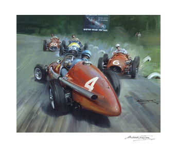 1953 Italian Grand Prix - 20"x 17" Giclée Print