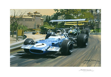 1969 Spanish Grand Prix - 21"x 17" Giclée Print