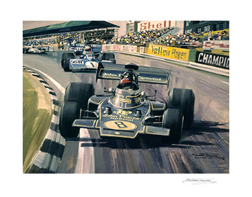 1972 British Grand Prix - 20"x 17" Giclée Print