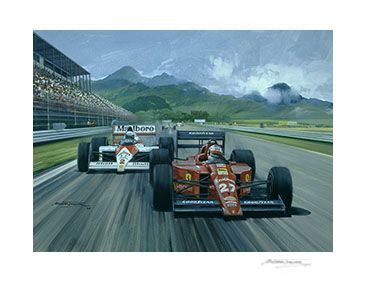 1989 Brazilian Grand Prix - 20"x 17" Giclée Print