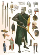 English Knight c.1210 - Original painting
