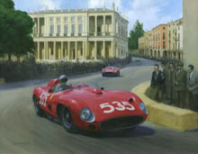 1957 Mille Miglia - Original Oil Painting by Graham Turner