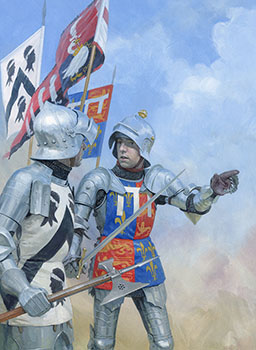 2024 Tewkesbury Medieval Festival painting