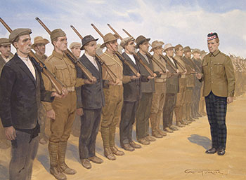 First World War Military Art by Graham Turner - Original paintings from the Osprey book Anzac Infantryman at Gallipoli