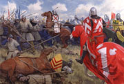 Medieval and Military Art by Graham Turner - Original Paintings from Osprey Bannockburn