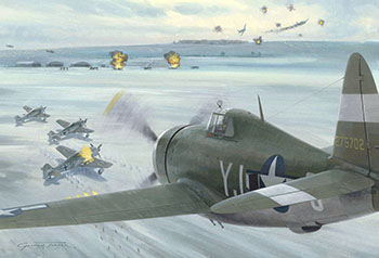 P-47D Thunderbolt - Painting by Graham Turner from Osprey book 'Big Week' 1944