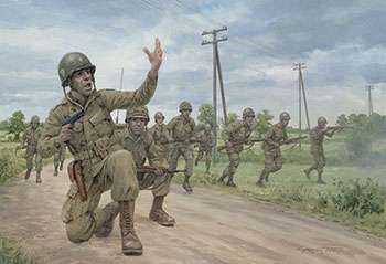 The Paratrooper Charge at the Carentan Causeway