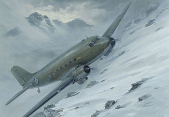 C-47 painting by Graham Turner from Osprey Air Campaign book The Hump 1942-45