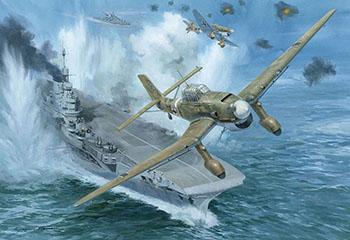Painting by Graham Turner from Osprey book Operation Pedestal 1942