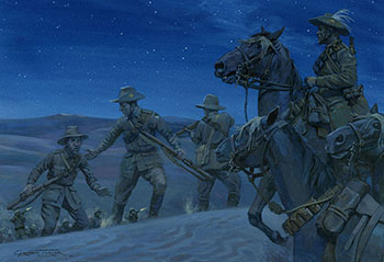 Original paintings from the Osprey book Sinai 1916-17 by Graham Turner
