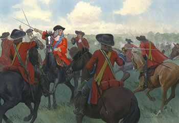 The Battle of the Boyne paintings by Graham Turner