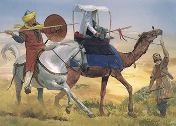 Plate E - Caliphates - Original painting