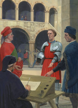 Condottiere Recruitment - Original Painting