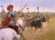 Battle of San Romano, 1432 - Original Painting by Graham Turner