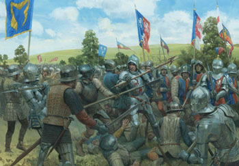 The Battle of Edgcote - Original Painting by Graham Turner