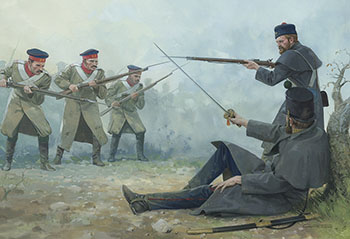 The Battle of Inkerman, 1854 - Historical Military Paintings by Graham Turner