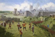 Siege of Drogheda, 1649 - Original Painting by Graham Turner