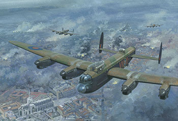 Painting by Graham Turner from Osprey book The Italian Blitz