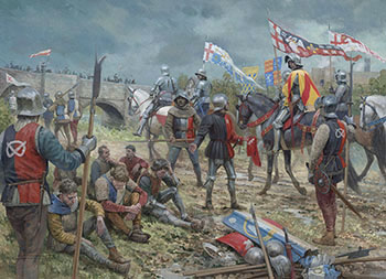 The Battle of Hexham - Painting by Graham Turner