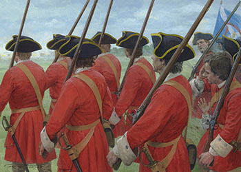The Battle of Malplaquet - original painting by Graham Turner