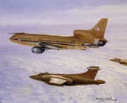 Tri-Star Tanker - Original Painting by Michael Turner