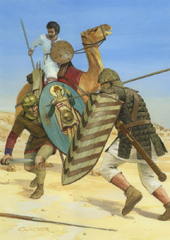 Roman Crocodile Armour - Original painting