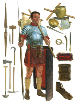 Roman Legionary - Original painting